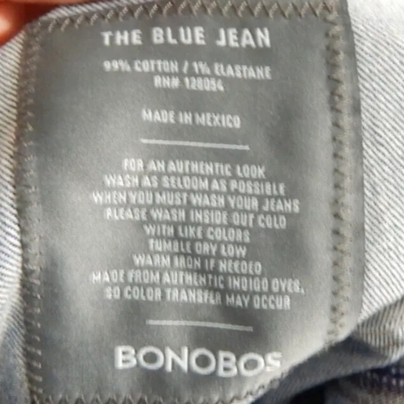 Bonobos Straight Leg Blue Jean - Picture 3 of 6